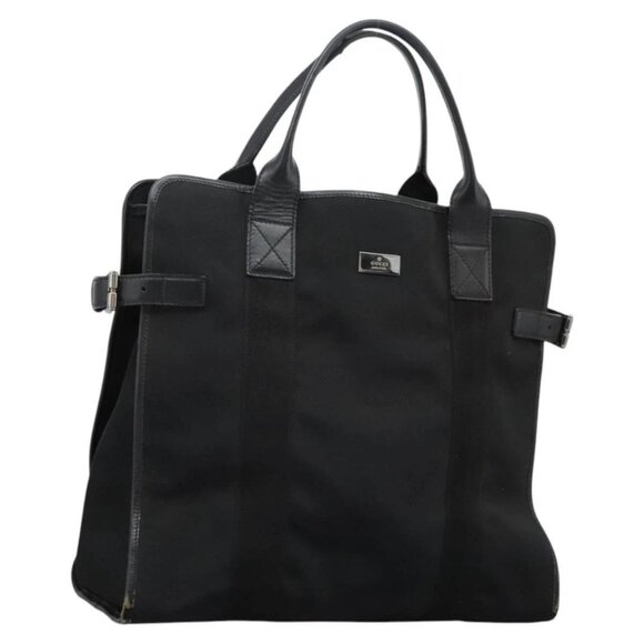 GUCCI Hand Bag Canvas Black 115517 Auth nb281 - Picture 1 of 16